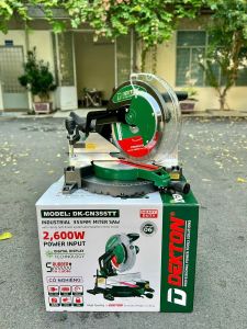 Máy cắt nhôm DEKTON 355mm 2600W Chạy trực tiếp- Tặng lưỡi cắt nhôm 355mm- BẢO HÀNH 12 THÁNG