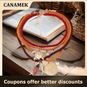 【 CANAMEK 】 4Pcs set Ocean Elements Sea Turtle Fish-shaped Pendant Necklaces For Women Fashion Holiday Party Jewelry Gifts