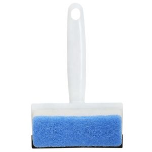 Double Sided Glass Cleaning Sponge Brush Window Glass Wiper Washing Scraper Home Bathroom Toilet Car Clean Tool 玻璃刮水器