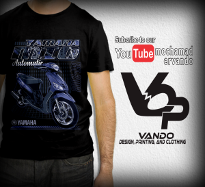 KAOS MOTOR YAMAHA MIO ML - KAOS DISTRO PRIA WANITA - KAOS PENDEK KATUN MURAH - KAOS CUSTOM