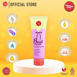 Viva Queen Bust Cream with VIT A E Moisturizer Extract Averrhoa & Kigelia - 40 gr