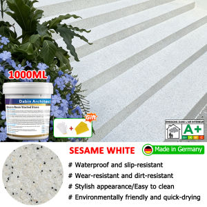 ✨Suitable for both walls and floors✨ washed stone paint epoxy sand floor paint epoxy flake coating toilet expoxy flakes epoxy floor paint flake exposy floor coating stones for garden 1000g 水洗石漆