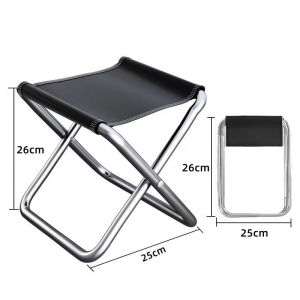 Portable Outdoor Folding Chair Seat Thickened Carbon Steel Outdoor Fishing Camping Beach Folding Chair