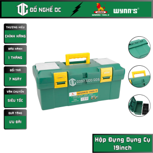 Bộ Hộp Đựng Dụng Cụ Thùng Đựng Đồ Nghề Hộp Đựng Công Cụ Đa Năng 14" 16" 19" W380 W430 W450 Wynns Nhựa ABS thùng đựng dụng cụ
