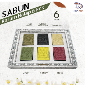 Sabun Mandi Minyak Zaitun 6 Ketul | Gift Collection | Olive Oil Soap | New Group of 6pcs - Perfume Soap