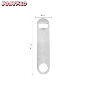 JCSYFAC Mini bền bia Mở Chai thép không gỉ phẳng tốc độ nắp chai mở