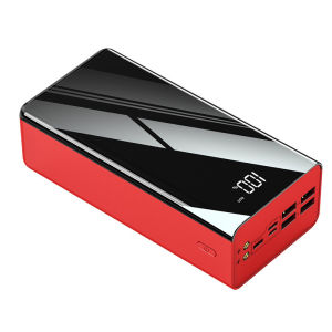 Sạc dự phòng dung lượng lớn 50000 mah4 cổng ra 3 cổng vôcó đèn pinLED hiển thị sắc néthiển thị dung lượng kỹ thuật số