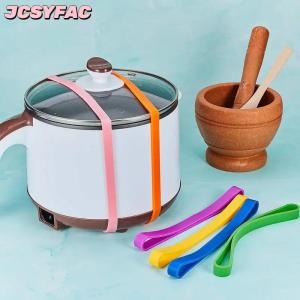 JCSYFAC 1PC Silicone ban nhạc cao su đàn hồi cao su gói ban nhạc thêm lớn ban nhạc cao su cho máy tính xách tay văn phòng ngoài trời bánh Quà Tặng