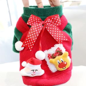 Áo nỉ fleece thu đông Giáng Sinh cho chó mèo áo Chistmas cho thú cưng - Đen Ta pet shop