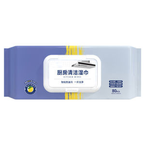 Khăn Lau Bếp Đa Năng Giấy Ướt Lau Bếp Siêu Sạch Gói 80 Tờ Không Độc Hại Không Gây Kích Ứng Da