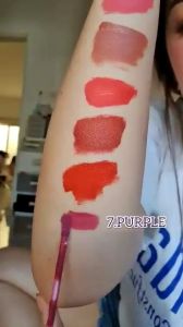 ILAV No. 8 (Cheerful Peach): Lipstik Cair Matte Tahan Lama Tidak Kering