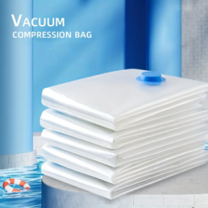 TaffPACK Kantong Plastik Vakum Pakaian Multifungsi Vacuum Bag 1 PCS 50x60cm - YK-1000