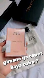 PAKET USAHA PARFUM ZARA 30ML  100PCS SUDAH ADA BARCODE HARGA EXP LAMAAA KARNA SETIAP MINGGU BARANG SELALU BERDATANGAN WAJIB BELI BUBLE WRAP