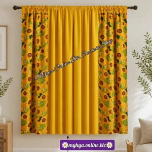 3in1 set curtain swipe for more designs whole window curtain set-3pcs buo kurtina 60inches lapad*70inches haba Window curtain / fabric curtain