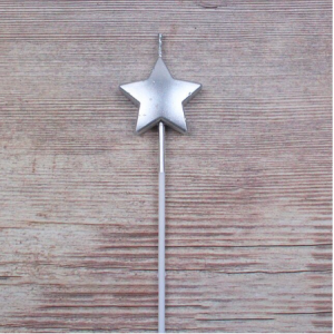 Decorative Colorful Happy Birthday Wording Heart Star Candle Celebration Party Supply Disposable Fork Cake Pastry Fruit
