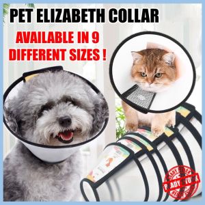 Pet Elizabeth Pet Shame Circle Dog Cat Head Cover Anti Bite Cone Cone Collar For Dog Pet Collar Pet Supplies