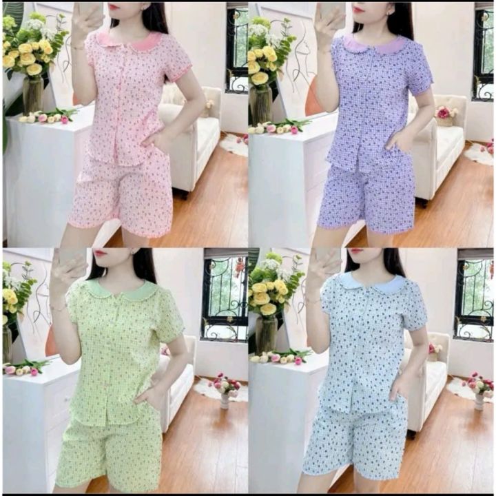 ĐỒ BỘ MẶC NHÀ MÙA HÈ, ĐỒ BỘ NỮ MẶC NHÀ MẪU ĐÙI NHẸ NHÀNG | Lazada.vn