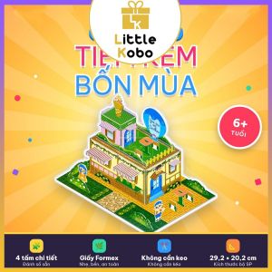[LHT] Bộ Lắp Ráp Hình 3D Tiệm Kem Bốn Mùa Liên Hiệp Thành Đồ Chơi Phát Triển Tư Duy Cho Bé