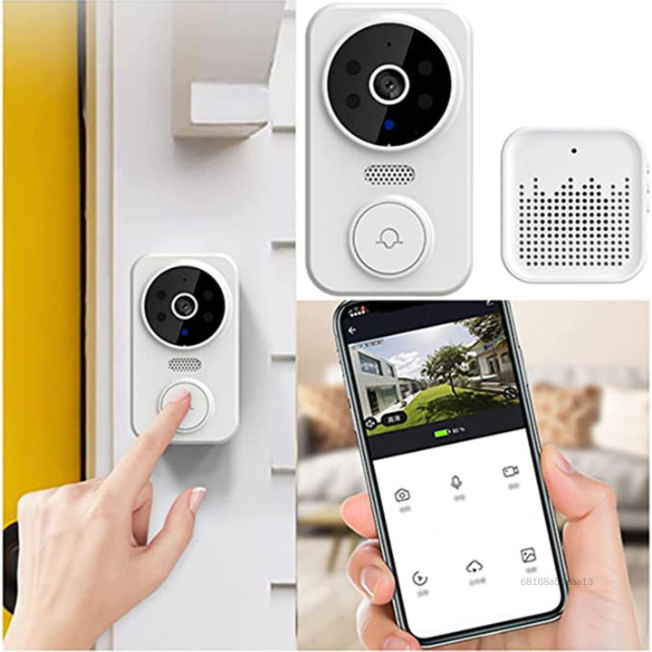 Xiaomi Wireless Doorbell WiFi Outdoor Camera Security Door Bell Night  Vision Video Intercom Voice Change For Monitor Door Phone ARRA-MY Lazada