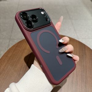 For iPhone 18 Pro Max  / 18 pro Case Fashion Matte translucent PC+TPU Protective Back cover For MagSafe Wireless Charging Shell