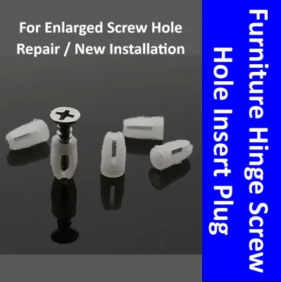 Cabinet Door Hinge Screw Hole Repair Plug | Screw Hole Repair Plug | Enlarged Screw Hole Door Hinge Repair | Hinge Repair Plate | Cabinet Butterfly Hinge Replacement Repair