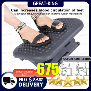 Great-King Foot Rest Adjustable Ergonomic Under Desk