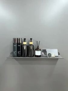 [SG Seller]Bathroom Storage Rack Single Shelf No-Drill Wall-Mounted Bathroom Shelf