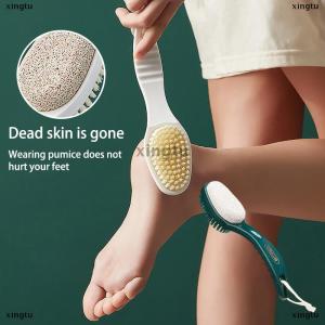 [COD] xingtu 2-in-1 Foot Scrubbing Brush Foot Care Tool Heels Pedicure Tools Scrub Brush Pedicure Tools Double-sided Feet Grinding Stone