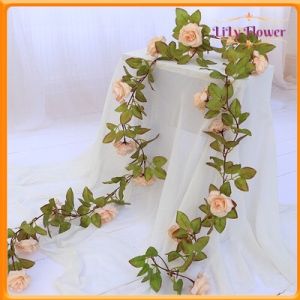 Dây Hoa Hồng Leo Dài 2m3 Hoa Giả Treo Tường Cao Cấp Trang Trí Nhà Cửa Sự Kiện DG-27