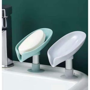 Punch-Free Suction Cup Soap Box Creative Cute Personality Household Drain Soap Storage Rack Shelf