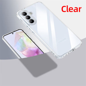 UFLAXE ICEY - For Samsung Galaxy A56 / A26 / A36 5G Case - CLEAR ANTI-YELLOW Matte Shockproof Hard Case Anti-Fingerprint Slim Phone Case