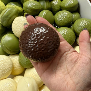 Cute Chocolate Pie Stress Ball Squishy Toy Squeeze Ball ASMR Sensory Anti Stress Fidget Toys for Adults