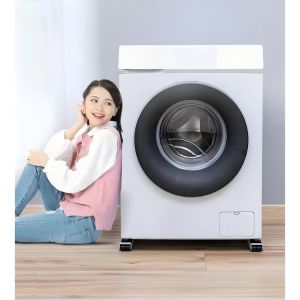Multifunction Trolley Movable Washing Machine and Refrigerator Stand Base Ref With Adjustable Wheels