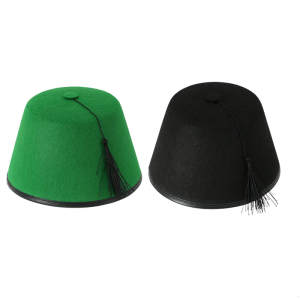 Solid Color Ethnic Styles Hat Breathable Moroccan Hat Stage Performances Hat for Casual Outings