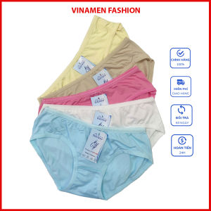 Combo 5 đồ lót nữ cotton Thái mềm mịn thoải mái hoạt động co dãn thấm hút tốt quần chip nữ sịp nữ cao cấp