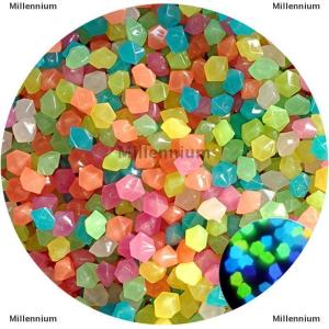 [COD] Millennium 50PCS Outdoor Luminous Stones Glow In Dark Garden Pebbles Fish Tank Decoration