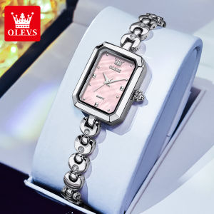 OLEVS Watch For Women Korean Style Elegant Waterproof Original Stainless Steel Strap Cute Small Dial Quartz With Gift Box