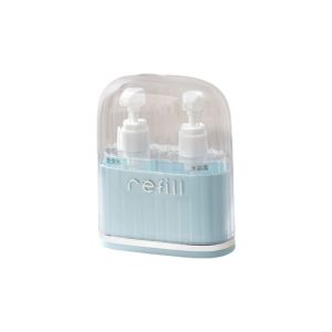 HUNIU Di động Bộ chai đựng đồ dùng cá nhân 2/4 trong 1 Chống rò rỉ Hộp đựng có thể đổ đầy lại Đa chức năng Chai chia đôi Bộ dụng cụ đựng mỹ phẩm Cắm trại