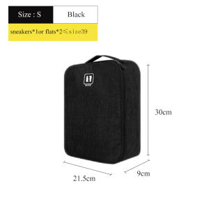 Portable Shoes Bag Travel Shoes Storage Bags Waterproof Shoe Bag Organiser for Sneakers Sports Shoes Slippers Large Capacity with Zipper&Luggage Strap
