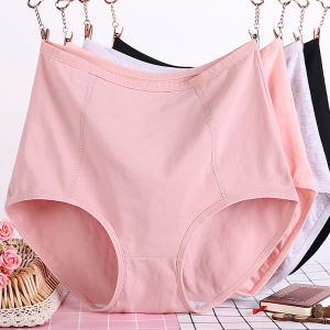 (SG Seller) 5Pcs XL-6XL Women Underwear High Waist Plus Size Ladies Panties Girls Underwear Briefs Underwear Lingerie Panty Female Intimates High Waist Underpants Big Size Panty-NK50
