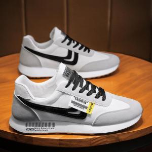 Naimo2 Giày Nam Giày Thủy Triều Phiên Bản Hàn Quốc Mới Mùa Xuân Và Mùa Hè Giày Chạy Bộ Thể Thao Dễ Phối Giày Forrest Thoáng Khí Giày Vải