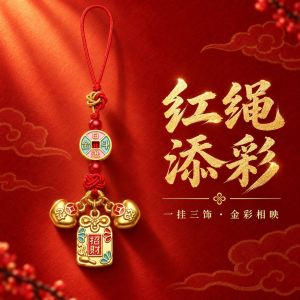 已开光 招财钥匙扣 手机链 礼物 Fortune-Taking Keychain Mobile Phone Chain Gift 招财钥匙扣手机链挂件珐琅彩日进斗金配饰元宝令牌随身平安小吊坠