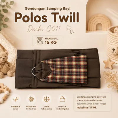 Gendongan Bayi Samping Polos twill Dachi Gendongan bayi berkualitas (G011)