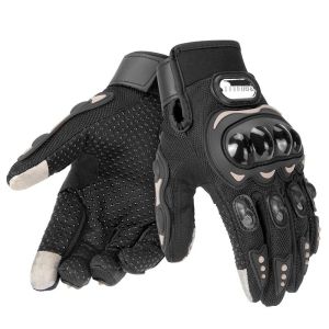 Riding gloves with full anti-slip protection and breathable sweat-wicking design for motorcycles