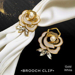 ZK Jewellery 1pc Kerongsang Klip Tudung Premium Rose Clip Brooch Hijab Muslimah K3536