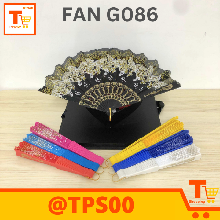 PLASTIC FOLDING/ FOLDABLE HAND FAN WITH BUTTERFLY DESIGN (G086) Lazada PH