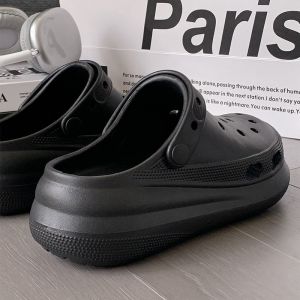 [Free Shipping] Fashionable Puff Clogs for Women Womens Outdoor Sandals Beach Slippers Home Slippers Womens Closed-Toe Slippers