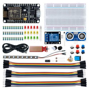 LAFVIN WiFi ESP8266 Development Board Starter Kit for IOT Breadboard Wifi Sensor Module Kit for Arduino
