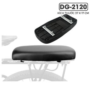 Đệm Ngồi Sau Xe Đạp Địa Hình Lớp đệm trong dày 3 cm đệm mềm da PU (kích thước 37x17cm) Siết bằng Khung Thép chống nước - KAVISOTA