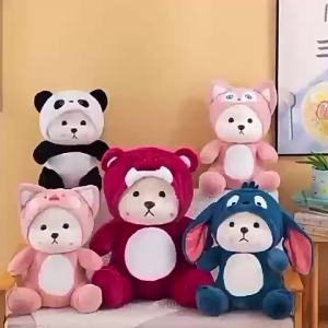 1218 TeddyTales stuffed toy kids plush toys boy girl birthday gift  Lina Bear   Ragdoll   Figurine doll   Baby Bottle Bear   Plush Toy